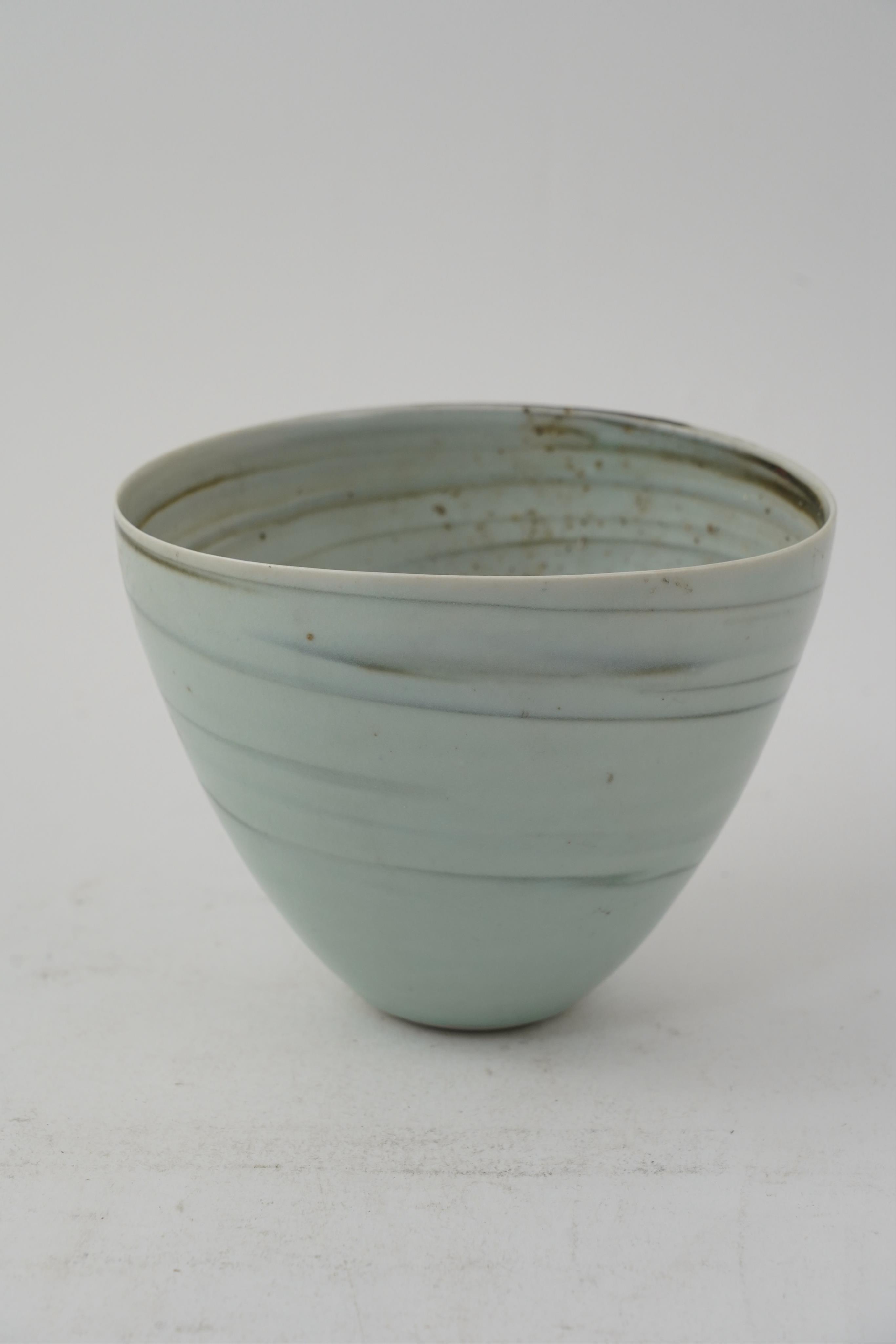 Joanna Constantinidis (1927-2000): A porcelain elliptical bowl